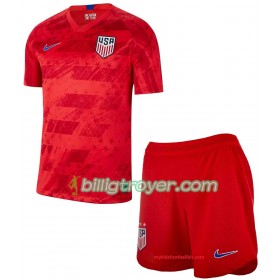 Billige Fotballdrakter USA Barn Bortedraktsett 2019 Kortermet